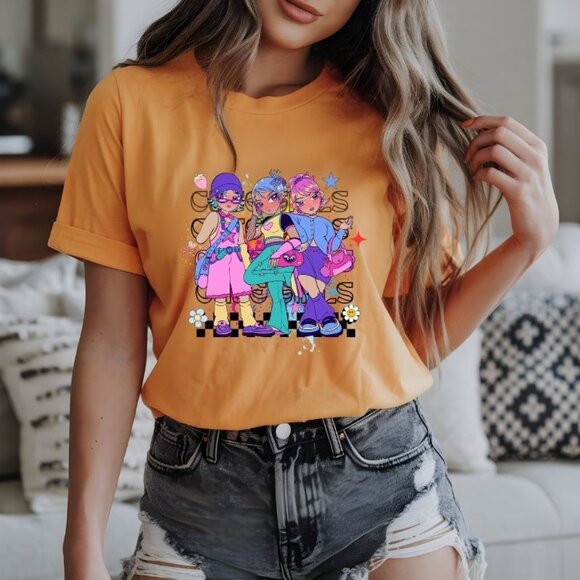 Girls Anime designs T Shirts - Picture 1 of 4